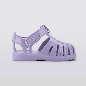 Resim Igor Tobby Gloss Kız Çocuk Lila Parlak Sandalet S10311-018 Lila 