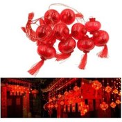 Resim Lijinxu Bahar Şenliği Kapalı Dekor Için Çin Yeni Yılı Fener 