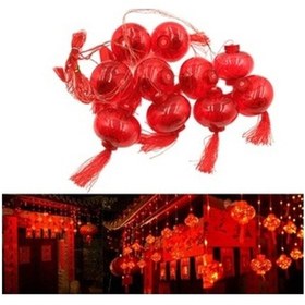 Resim Lijinxu Bahar Şenliği Kapalı Dekor Için Çin Yeni Yılı Fener 