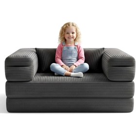 Resim foamly 140x70 cm Modüler Çocuk Koltuğu - Fonksiyonel Oyun Minderi ve Kanepe Tamamen Sünger 