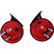 Resim Dianziye 12v/24v Araba Motosiklet Elektrikli Salyangoz Horn, Yüksek Ses 110db, Su Geçirmez, Yüksek-düşük Ton Çifti 