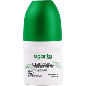 Resim Agarta Fresh Natural Ter Kokusu Önleyici 24 Saat Etkili Beyazlatıcı Unisex Roll-On 50 ML 
