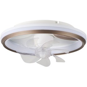 Resim Retta Plafonyer Pervaneli Ledli Avize Çok Renkli 