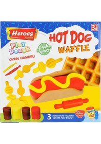 Resim Mey İthalat Ern-584 Orta Kutulu Burger Oyun Hamuru Seti - Eren Oyuncak Kırmızı 
