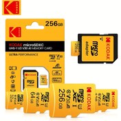 Resim Kodak UHS-I U3 Yüksek Hızlı Micro SD Kartlar | 32GB, 64GB, 128GB, 256GB | 100MB/s Okuma Hızı | V10 4K Video/Aksiyon Kamera/Dronlar/Gözetim | A1 Performans Sınıfı 10 | PC/Telefon/Tablet için Hızlı Transfer | SD Kart Kılıfı Dahil, Aksiyon Kamera Depolama|Ultra Hızlı Hız|Güvenli Depolama 