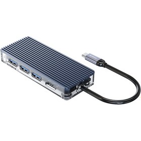 Resim Orico 7 Portlu USB 3.0 100W HDMI TF/SD Kart Okuyucu Çoklayıcı Uzay Gri 