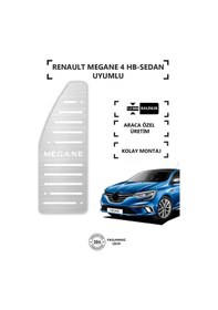 Resim Renault Megane 4 Sedan - Hb Ayak Dinlendirme Pedalı Krom Ayak Dayama Pedalı 