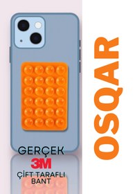 Resim Osqar Telefon Tutucu Ahtapot Vantuz Gerçek 3m Yapışkanlı 