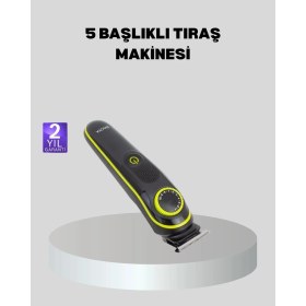 Resim K-Yonlineticaret Erkek Bakım Seti - Kablosuz Şarjlı Tıraş Makinesi, Su Geçirmez ve Sessiz Motorlu 
