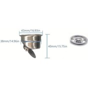 Resim Sunshine011 39-42mm Paslanmaz Çelik Kedi Tüyü Tutucu - Banyo Mutfak Duş Gideri, Tıkanma Önleyici 