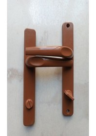 Resim Pvc Pimapen Kapı Kolu Aliminyum Kehverengi Yale 