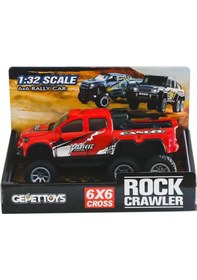 Resim Mey İthalat 2101 6x6 Arazi Aracı 1:32 -gepettoys Kırmızı 