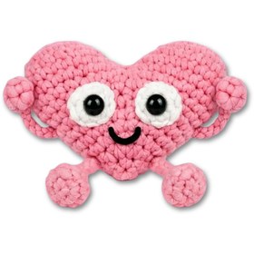 Resim Kalp Amigurumi Kiti - Pratik Örgü İp 