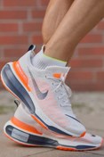 Resim Nike Zoomx Invincible Run Flyknit 3 Road Running Erkek Koşu Antrenman Ayakkabısı Krem-Turuncu 