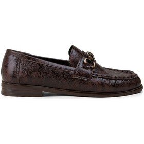 Resim Deery Kadın Kahverengi Toka Detaylı Loafer - K0013zkhvc01 