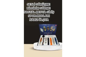 Resim Depomix Dokunmatik Akıllı Saat Yeni Nesil Kulaklık Kampanyası Bluetooth Bağlantılı Anc Özelliği 