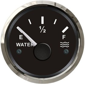 Resim Tekne Ve Karavan Su Göstergesi 12/24v 0-190ohm 55mm Siyah 