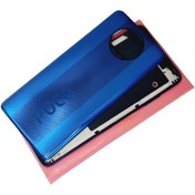 Resim Tkgz Xiaomi Poco X3 / Poco X3 Nfc Kasa Arka Pil Kapağı Full Mavi 