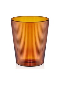 Resim The Mia Striped Borosilikat Cam Bardak Amber 400 Ml 