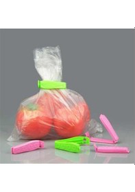 Resim Poşet Kapatıcı Kilitli Torba Klips Mini 5 Adet Birden 