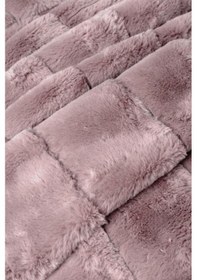 Resim Trim Çift Kişilik Kürk Battaniyeli Nevresim Takımı Suave Pudra Pembe 