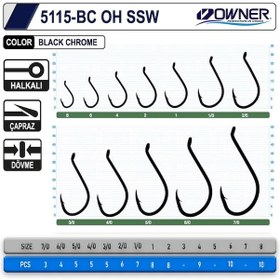 Resim Owner 5115 Oh Ssw Black Chrome İğne 4-0 