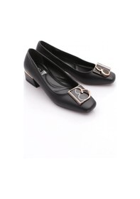 Resim Dgn 4874 Kadin Tokali Topuklu Ayakkabi Siyah 