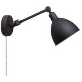 Resim Rsylight Retro Metal Mafsallı Akrobatik Kablolu Fişli Dekoratif Rustik Aplik Siyah 