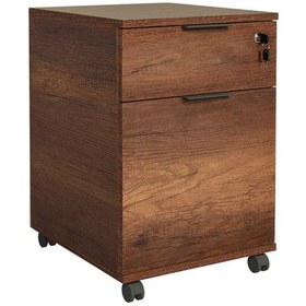 Resim Rio Ofis Kilitli Çekmeceli Keson - Oslo Ceviz Oslo Ceviz 