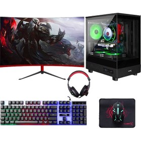 Resim Turbox TX6034 i5-8400 16 GB 512 GB SSD 4 GB RX580 23.6" Free Dos Masaüstü Oyuncu Bilgisayarı 
