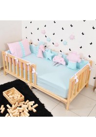 Resim Markaawm Markaawm Montessori Yatak Çocuk Karyola Doğal Çam Karyola Nil Akçaağaç 