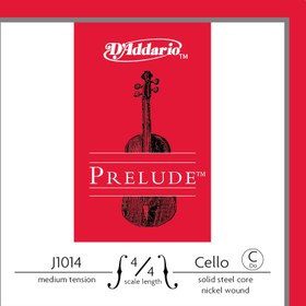 Resim D'Addario J1014 4/4M Prelude 4/4 Tek Çello Teli (Do) 