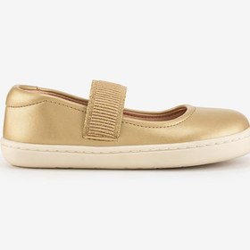 Resim HOPFRÖG Smart Walker Mary Jane Altın Yıldız Barefoot Kız Babet Ayakkabı 
