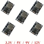 Resim Adet DC-DC Buck Converter Güç Kaynağı Modülü - Ayarlanabilir Voltaj 5V-30V'den 3.3V/5V/9V/12V, 3A Çıkış, %97 Yüksek Verimlilik, Aşırı Gerilim/Aşırı Akım/Aşırı Sıcaklıktan Koruma, Kompakt Düşük Gürültü Tasarım DIY Elektronikleri için Robotlar, Solar & Rüzgar Enerji Sistemleri, Şebeke veya AC Giriş Maksimum 36V Çalışma Gerilimi, 5V-30V’dan 3.3V/5V/9V/12V Konversiyonu Dayanıklı Ve Sağlam Ev Ofis İç Kullanım İçin, 5 Adet 