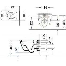 Resim Duravit - Darling New Asma Klozet Kapak Dahil - 25453900a1- Diğer 