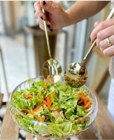 Resim El Yapımı Cam Linea Gövde Sunum Çanak 24x6.5 Cm 