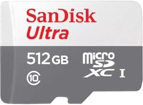 Resim SANDISK - KARTLAR 512GB ULTRA LITE BEYAZ/GRİ MICROSDXC 100MB/S SINIF 10 UHS- 