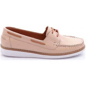 Resim Dgn 302 Kadın Comfort Ayakkabi Bej 