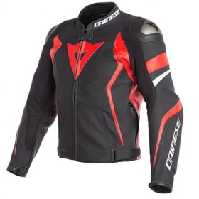 Resim Dainese Avro D4 Black Red Deri Mont 
