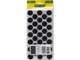 Resim Hamadex Yapışkanlı Yuvarlak Keçe 24 mm – 33 Adet – Siyah, Gri, Beyaz, Kahve Renk – Mobilya Zemin Koruyucu Keçe 