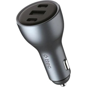 Resim Ttec Smartcharger Trio PD 130W Araç Hızlı Şarj Aleti 2 USB-C+USB-A 