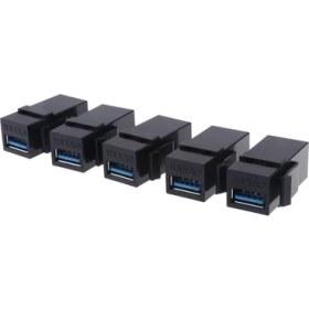 Resim Prettyia 5 Paket USB 3.0 Tipi Kadın Adaptör Kuplör Değiştirici Bağlayıcı 