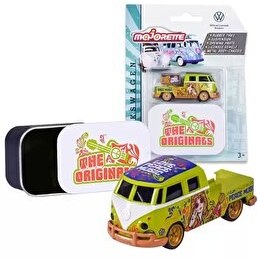 Resim Majorette Vw The Originals Deluxe Cars Volkswagen T1 Yeşil 