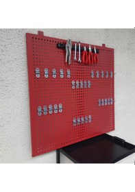 Resim 1 Metre Delikli Metal Takım Asma Panosu 