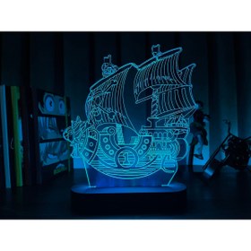 Resim PETRADESIGN Renkli Anime Masa Lambası, One Piece Temalı, Şık ve Eğlenceli Aydınlatma 