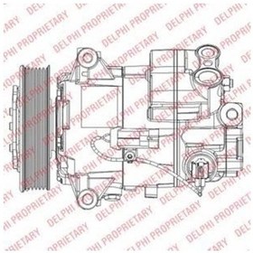 Resim Delphi Tsp0155948 Klima Kompresörü Insignia A Astra J A16xer B16xer A16let 6854113 Diğer 