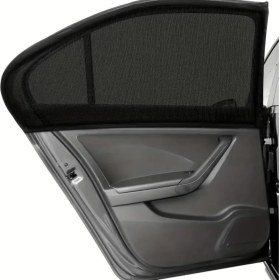 Resim Wiforte Araba Yan Cam Güneşlik – Uv Koruyucu Güneş Engelleyici Oto Cam Perdesi, Bebek Emzirme Cam Örtüsü Sineklik 2 Adet 