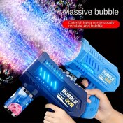 Resim LED Balon Tabancası Renkli Işıklarla - Elektrikli Otomatik Balon Yapıcı - Dış Mekan Partileri, Düğünler, Plaj ve Havuz Eğlenceleri için - Mükemmel Doğum Günü Hediyesi (Sıvı ve Piller Dahil Değil) - Dayanıklı PVC Malzeme - 11 Tatil ve 4 Mevsim için Uygun 