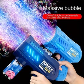 Resim LED Balon Tabancası Renkli Işıklarla - Elektrikli Otomatik Balon Yapıcı - Dış Mekan Partileri, Düğünler, Plaj ve Havuz Eğlenceleri için - Mükemmel Doğum Günü Hediyesi (Sıvı ve Piller Dahil Değil) - Dayanıklı PVC Malzeme - 11 Tatil ve 4 Mevsim için Uygun 