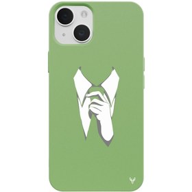 Resim iPhone 15 Plus Kravat Telefon Kılıfı 